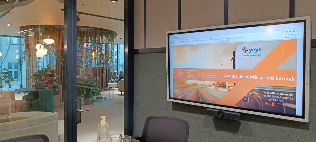 YeYe Agency client presentation at the Flow Building