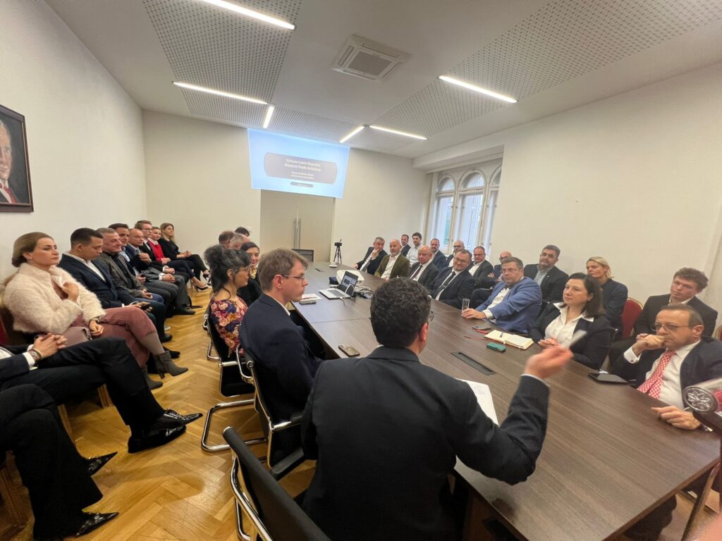 Our founder Yalın Yüregil addresses to the Czech Friends of Turkey conference